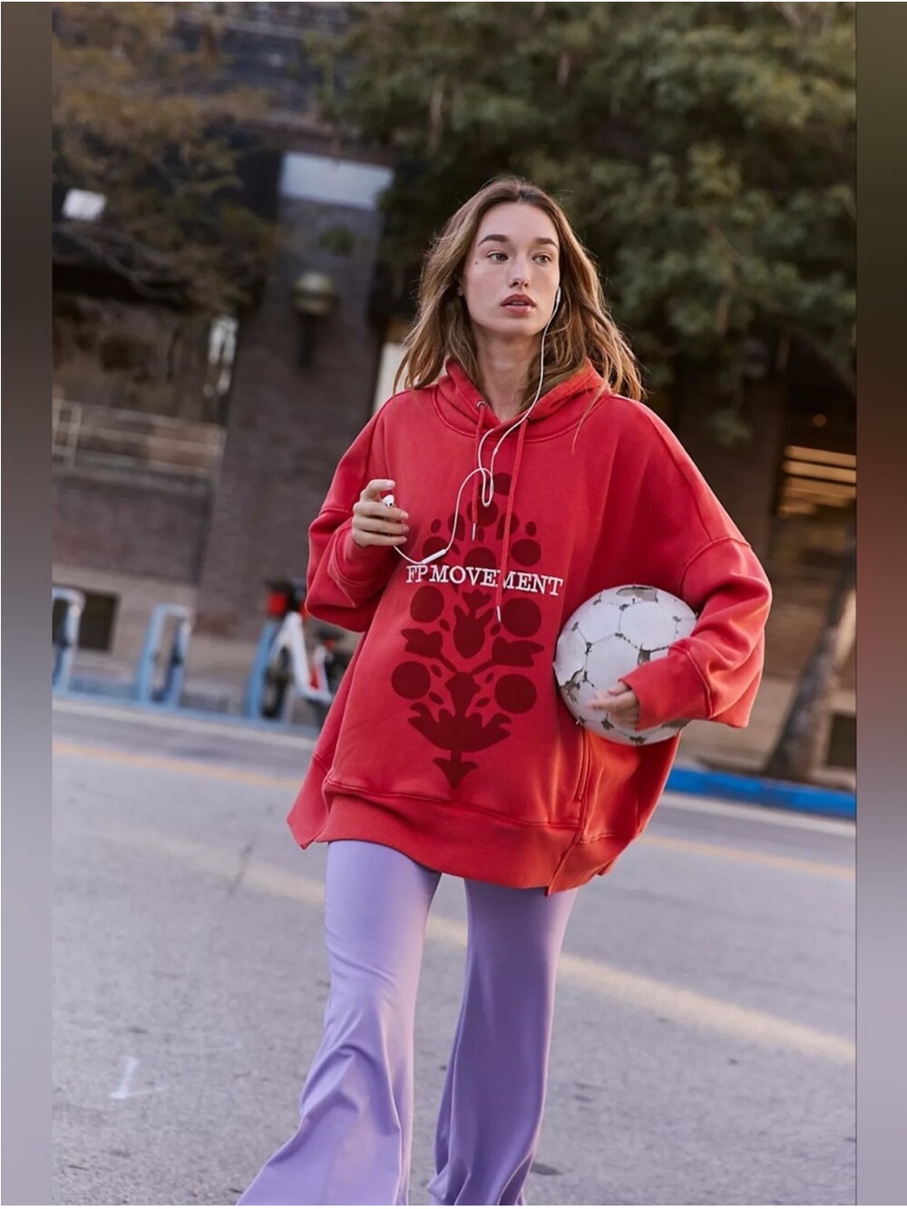Free People Sprint to the Finish Logo Hoodie